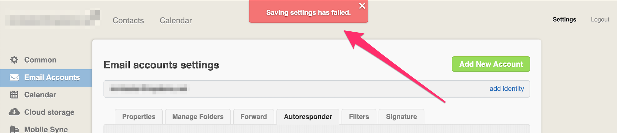 Error Saving Autoresponder Settings.png