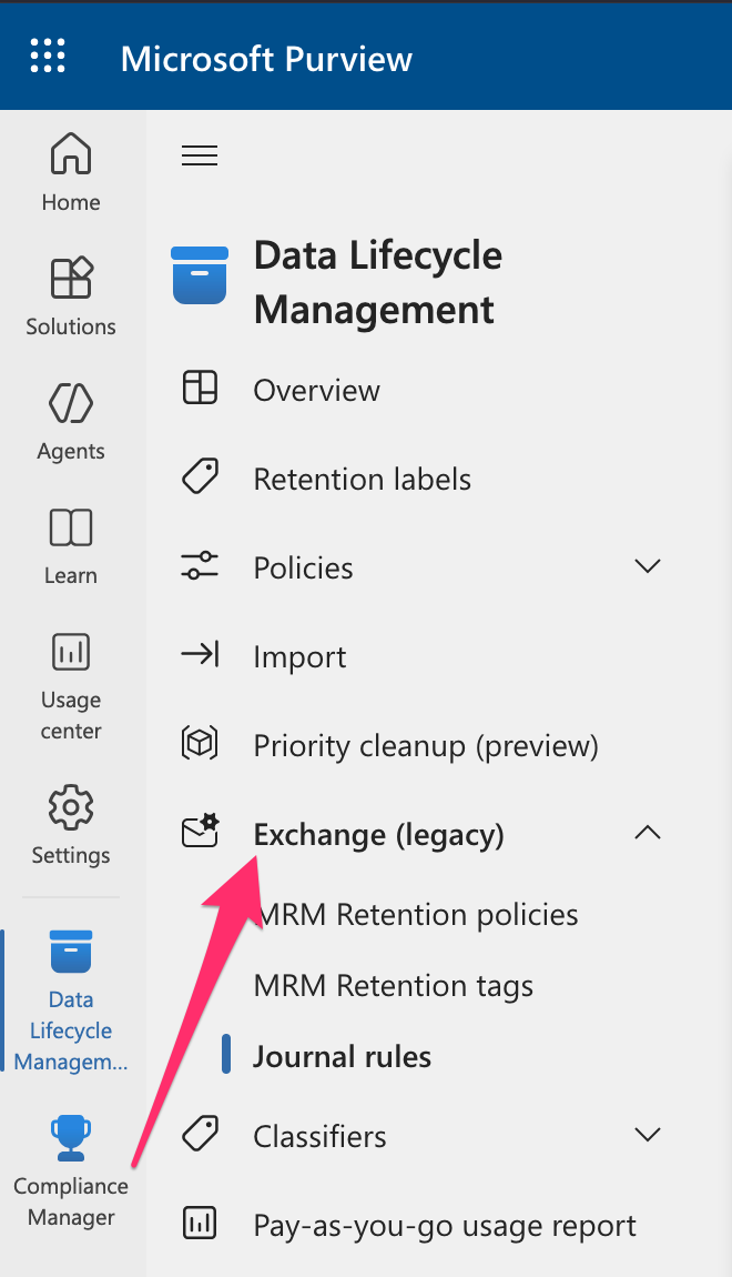 Compliance Manager > Exchange legacy.png